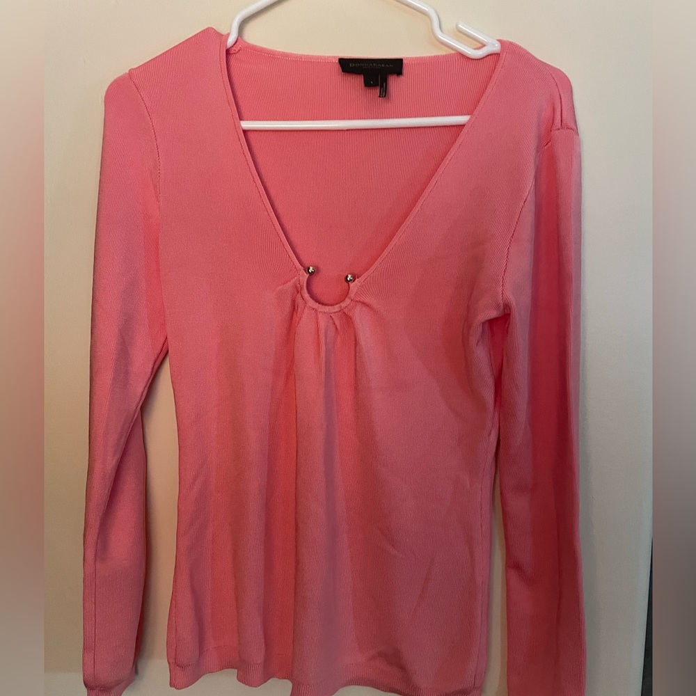 Donna Karan NY long sleeve light top